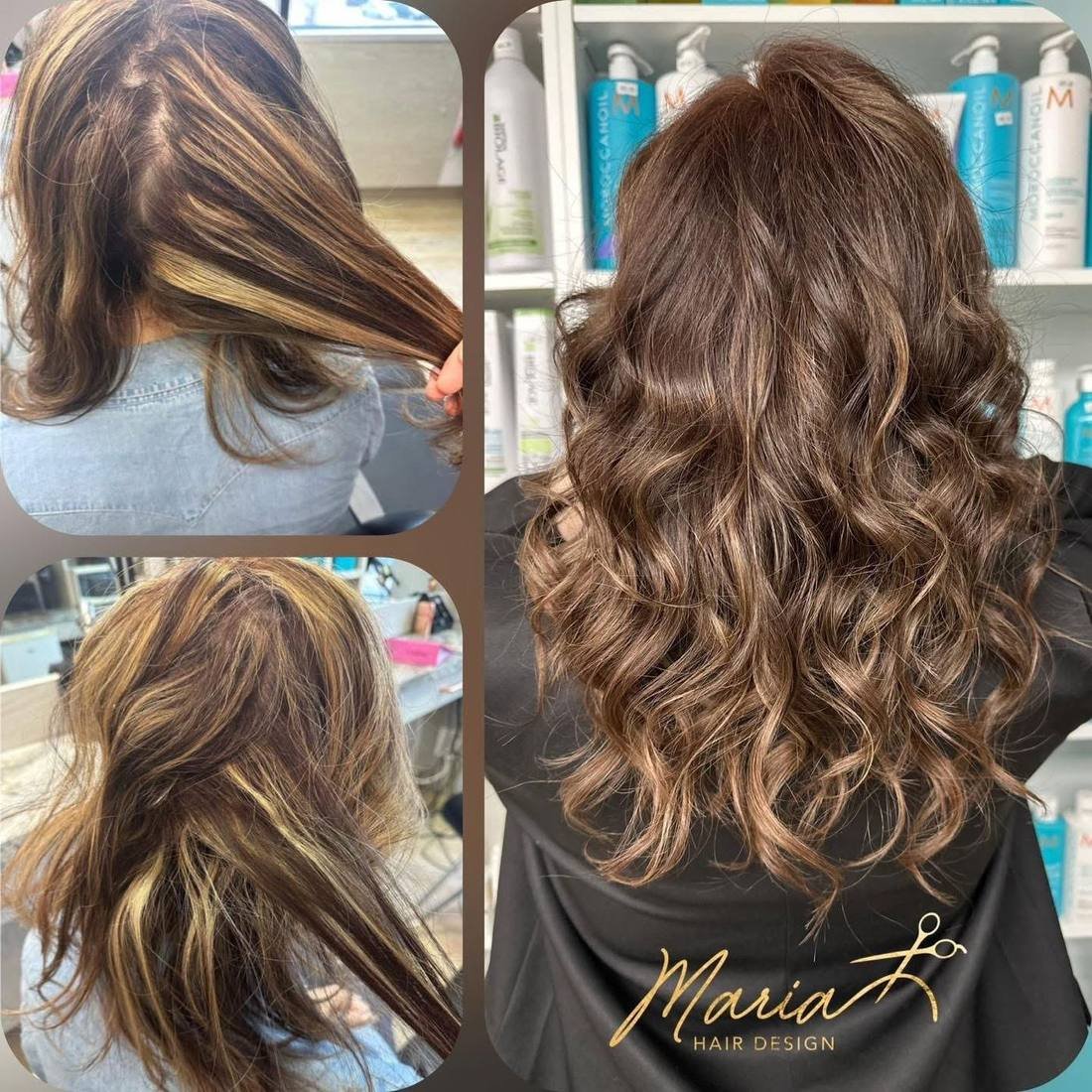 Bob & Highlights at Maria Hair Design, Dieppe NB