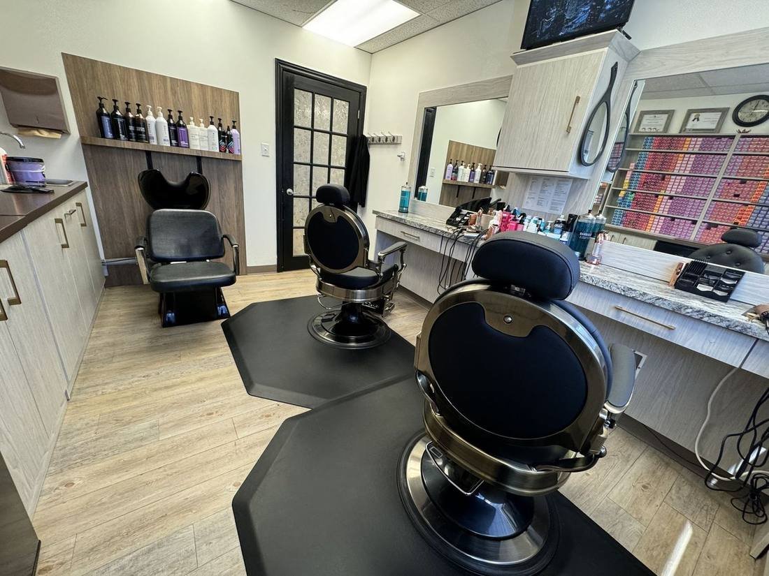 Styling room at Maria Hair Design Dieppe